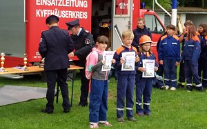 Kreisausscheid der jungen Feuerwehrleute