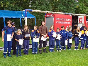 Kreisausscheid der jungen Feuerwehrleute