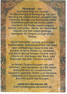 DUO PARWANEH in Sondershausen