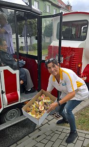 Mit Tschu Tschu Bahn durch die Stadt