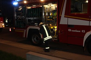 &Uuml;bung von DRK und FFW