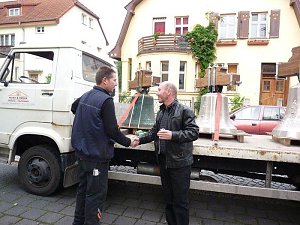Ankunft der Glocken