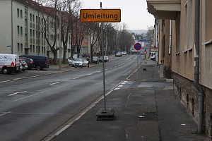 Vollsperrung Schillerstra&szlig;e