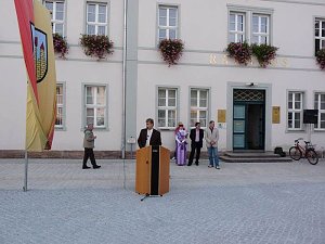 Feierliche &Uuml;bergabe Markt Bad Frankenhausen