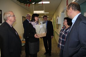 Weihnachtsbesuche in den DRK-Krankenh&auml;usern