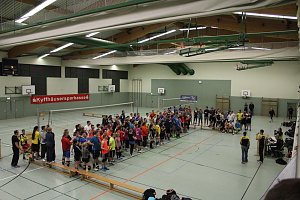 Volleyballturnier mit Rekordbeteiligung gestartet