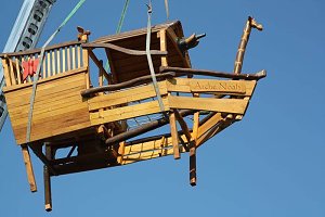 Neues Spielschiff