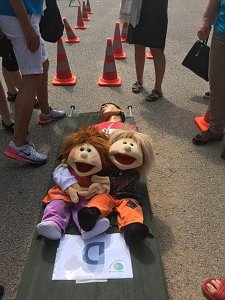 Jugendrotkreuz Sondershausen misst sich bei seinem Jahresh&ouml;hepunkt in Immenrode !