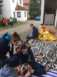 Jugendrotkreuz Sondershausen misst sich bei seinem Jahresh&ouml;hepunkt in Immenrode !