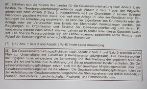 Gew&auml;sserunterhaltung wird neu geregelt