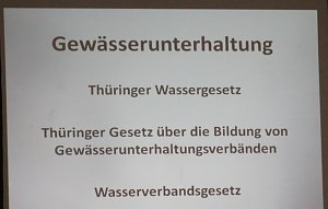 Gew&auml;sserunterhaltung wird neu geregelt