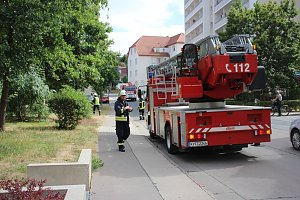 Feuerwehreinsatz in der Weizenstra&szlig;e