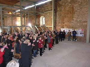 Richtfest Cruciskirche