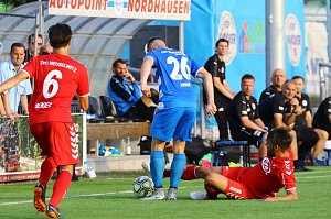Wacker Nordhausen mit ersten Sieg in einem Heimspiel. 3:0 gegen Meuselwitz im ersten Thüringen-Derby der Saison