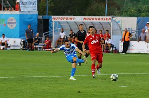 Wacker Nordhausen mit ersten Sieg in einem Heimspiel. 3:0 gegen Meuselwitz im ersten Thüringen-Derby der Saison