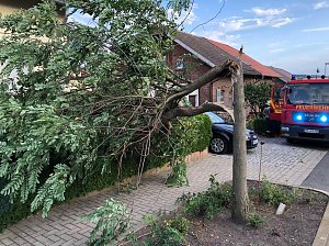 Unwetter über Sondershausen