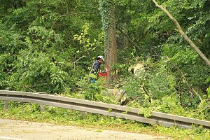 Unwetter über Sondershausen