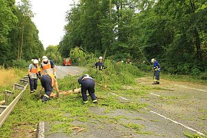 Unwetter über Sondershausen