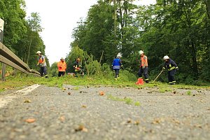 Unwetter über Sondershausen