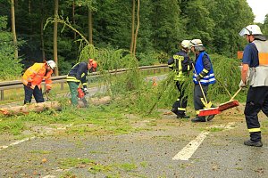 Unwetter über Sondershausen