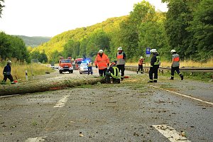 Unwetter über Sondershausen