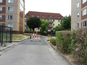 Und noch eine Stra&szlig;ensperrung
