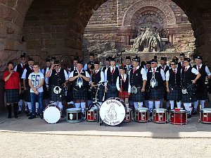 Barbarossa Pipers & Drums am Kyffhäuser
