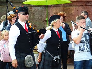 Barbarossa Pipers & Drums am Kyffhäuser