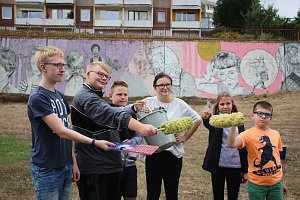 Sommerfest im Wohngebiet