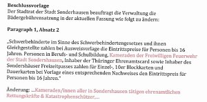 Rettungskräfte werden gleichgestellt