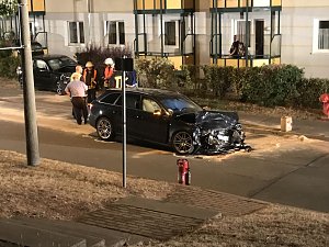 Unfall in der Borntalstra&szlig;e