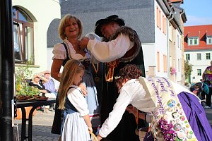 Hausm&auml;nner mit Umzug durch Bad Frankenhausen