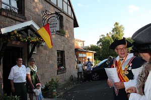Hausm&auml;nner mit Umzug durch Bad Frankenhausen