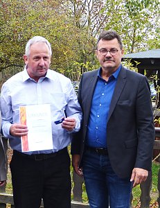 Hohe Auszeichnung f&uuml;r Bernd Rohrmann.