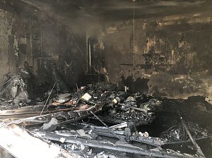 Eine Verletzte bei Wohnhausbrand (Update)
