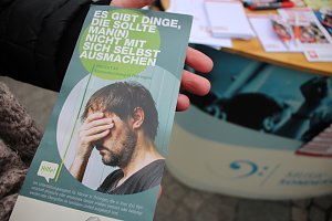 Zeichen gegen h&auml;usliche Gewalt