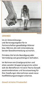 Zeichen gegen h&auml;usliche Gewalt