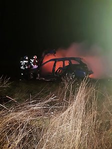 Fahrzeugbrand in Clingen