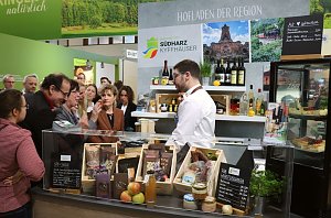 Hofladen des Tourismusverbandes S&uuml;dharz-Kyffh&auml;user auf der Gr&uuml;nen Woche