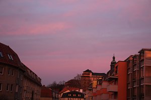 Sondershausen ganz in Rot
