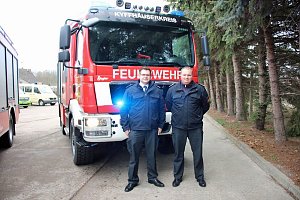 Vier Feuerwehrfahrzeuge f&uuml;r den Kyffh&auml;userkreis
