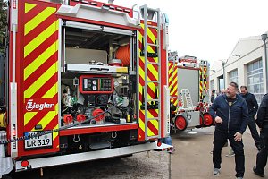Vier Feuerwehrfahrzeuge f&uuml;r den Kyffh&auml;userkreis