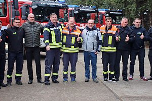 Vier Feuerwehrfahrzeuge f&uuml;r den Kyffh&auml;userkreis