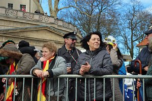 Rosenmontagsumzug nass gemacht