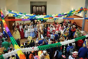 Rosenmontagsumzug nass gemacht
