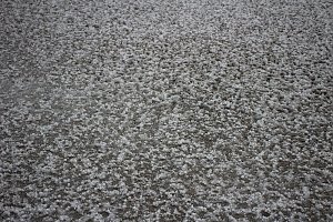 Hagelschlag &uuml;ber Sondershausen