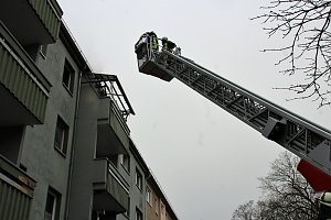 Balkonbrand in Sondershausen