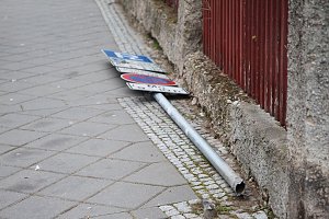 Vandalismus in Sondershausen