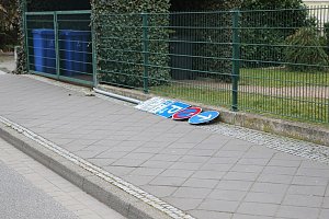 Vandalismus in Sondershausen
