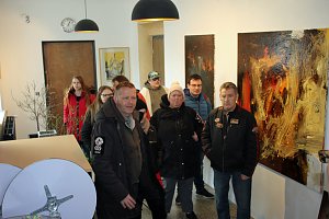Beim Maler zu Besuch